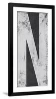 Industrial Alphabet - N-Frazier Tom-Framed Giclee Print