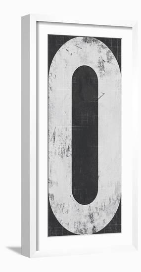 Industrial Alphabet - O-Frazier Tom-Framed Giclee Print