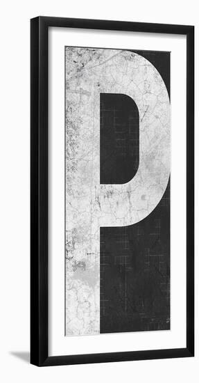 Industrial Alphabet - P-Frazier Tom-Framed Giclee Print