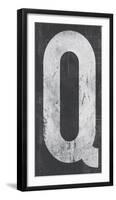 Industrial Alphabet - Q-Frazier Tom-Framed Giclee Print