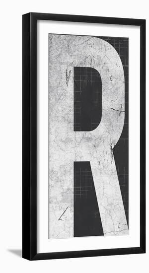 Industrial Alphabet - R-Frazier Tom-Framed Giclee Print