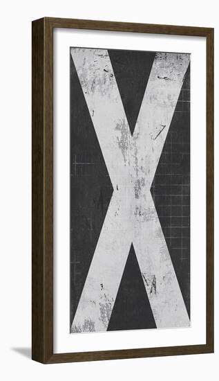 Industrial Alphabet - X-Frazier Tom-Framed Giclee Print