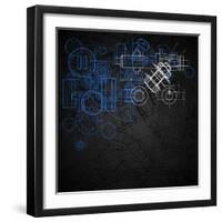 Industrial Background-ildogesto-Framed Art Print