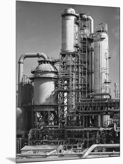 Industrial Catalytic Cracking Unit-null-Mounted Photographic Print