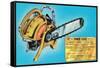 Industrial Chainsaw-null-Framed Stretched Canvas