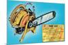 Industrial Chainsaw-null-Mounted Premium Giclee Print