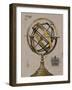 Industrial Chic Armillary Globe-Arnie Fisk-Framed Art Print