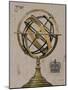 Industrial Chic Armillary Globe-Arnie Fisk-Mounted Art Print