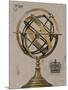 Industrial Chic Armillary Globe-Arnie Fisk-Mounted Art Print