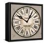 Industrial Chic Clock-Arnie Fisk-Framed Stretched Canvas