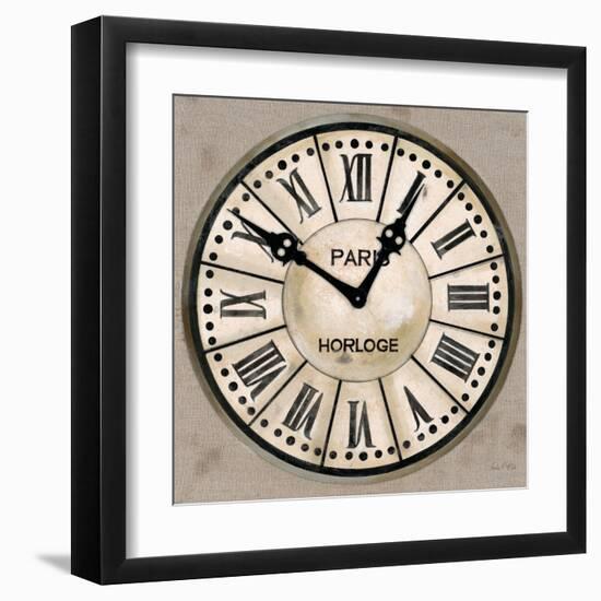 Industrial Chic Clock-Arnie Fisk-Framed Art Print