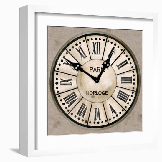 Industrial Chic Clock-Arnie Fisk-Framed Art Print