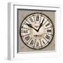 Industrial Chic Clock-Arnie Fisk-Framed Art Print