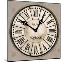 Industrial Chic Clock-Arnie Fisk-Mounted Art Print