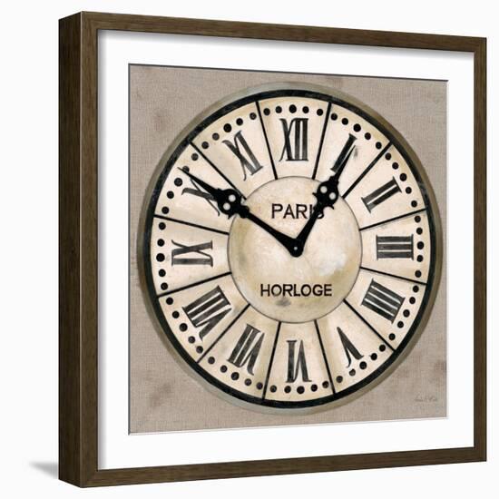 Industrial Chic Clock-Arnie Fisk-Framed Art Print