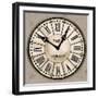 Industrial Chic Clock-Arnie Fisk-Framed Art Print