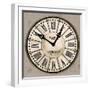 Industrial Chic Clock-Arnie Fisk-Framed Art Print