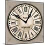 Industrial Chic Clock-Arnie Fisk-Mounted Art Print