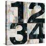 Industrial Chic Numbers-Arnie Fisk-Stretched Canvas