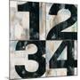 Industrial Chic Numbers-Arnie Fisk-Mounted Art Print