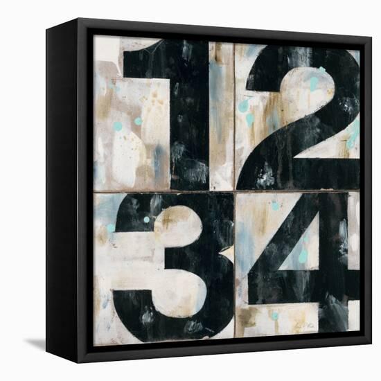 Industrial Chic Numbers-Arnie Fisk-Framed Stretched Canvas