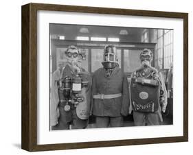 Industrial Gas Masks-null-Framed Photographic Print