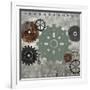 Industrial Gears-Bee Sturgis-Framed Art Print