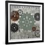 Industrial Gears-Bee Sturgis-Framed Art Print