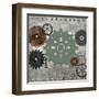 Industrial Gears-Bee Sturgis-Framed Art Print