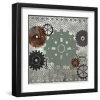 Industrial Gears-Bee Sturgis-Framed Art Print