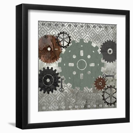 Industrial Gears-Bee Sturgis-Framed Art Print