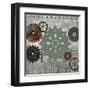 Industrial Gears-Bee Sturgis-Framed Art Print