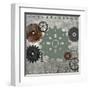 Industrial Gears-Bee Sturgis-Framed Art Print