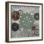 Industrial Gears-Bee Sturgis-Framed Art Print