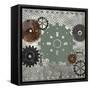 Industrial Gears-Bee Sturgis-Framed Stretched Canvas