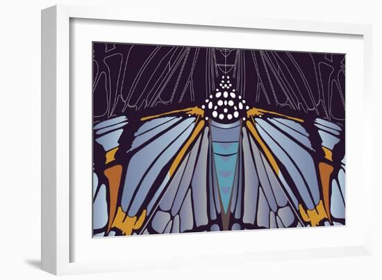 Industrial Iris-Belen Mena-Framed Giclee Print