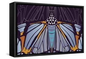 Industrial Iris-Belen Mena-Framed Stretched Canvas