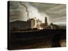 Industrial Landscape, Wales, 19th Century-Penry Williams-Stretched Canvas