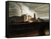 Industrial Landscape, Wales, 19th Century-Penry Williams-Framed Stretched Canvas