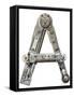 Industrial Metal Alphabet Letter A-donatas1205-Framed Stretched Canvas