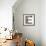 Industrial Metal Alphabet Letter E-donatas1205-Framed Art Print displayed on a wall
