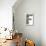 Industrial Metal Alphabet Letter F-donatas1205-Mounted Art Print displayed on a wall