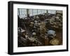 Industrial Painting in Bethlehem Steel Mach. Shop at Staten Is-Herbert Gehr-Framed Photographic Print