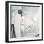 Industrial Rapunzel. Creative Concept.-viczast-Framed Photographic Print