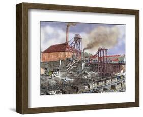 Industrial Revolution. England. Mining.-Tarker-Framed Giclee Print