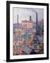 Industrial Roofscape, c.1931-Stanislawa de Karlowska-Framed Giclee Print