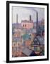 Industrial Roofscape, c.1931-Stanislawa de Karlowska-Framed Giclee Print