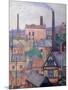 Industrial Roofscape, c.1931-Stanislawa de Karlowska-Mounted Giclee Print