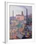 Industrial Roofscape, c.1931-Stanislawa de Karlowska-Framed Giclee Print