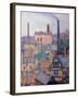 Industrial Roofscape, c.1931-Stanislawa de Karlowska-Framed Giclee Print